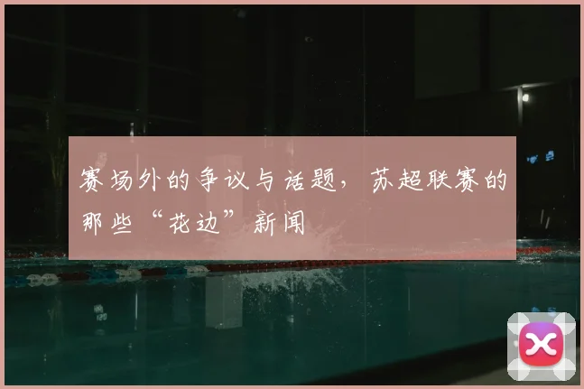 赛场外的争议与话题,苏超联赛的那些“花边”新闻