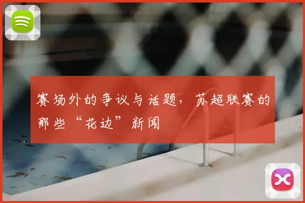 赛场外的争议与话题,苏超联赛的那些“花边”新闻